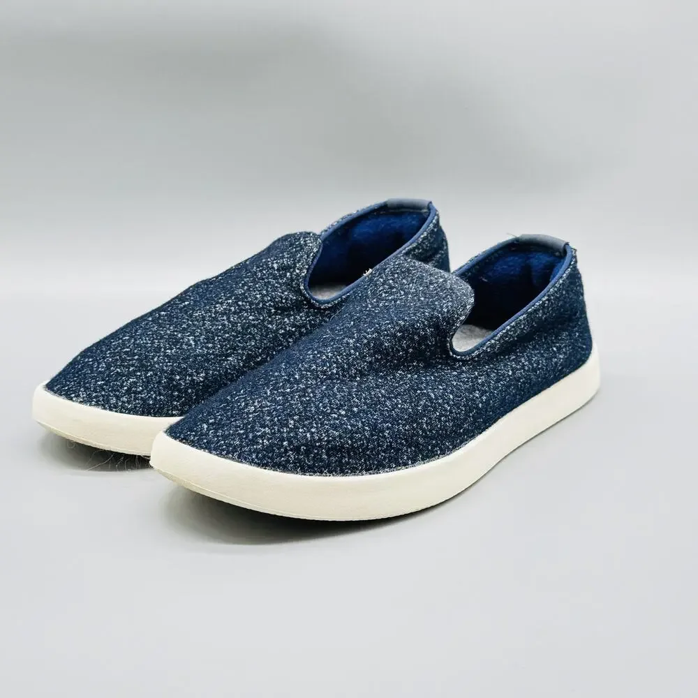 Allbirds Shoes Womens 8 Blue Wool Loungers Merino Slip On Lightweight Comfort